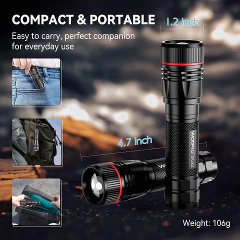 WdtPro water-resistant aluminum body shown in outdoor setting