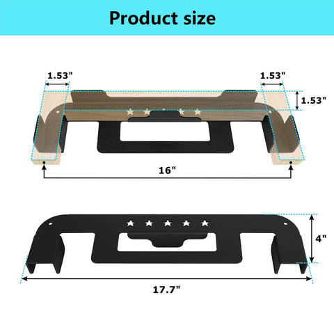 Wdwlbsm stud spacing tool, side view showing 16-inch accuracy