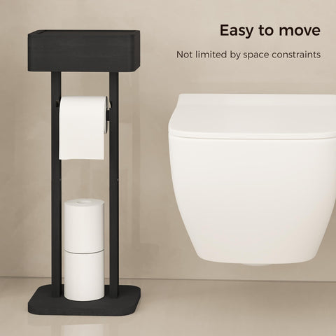 Wealone free-standing bathroom organizer fits tight spaces neatly