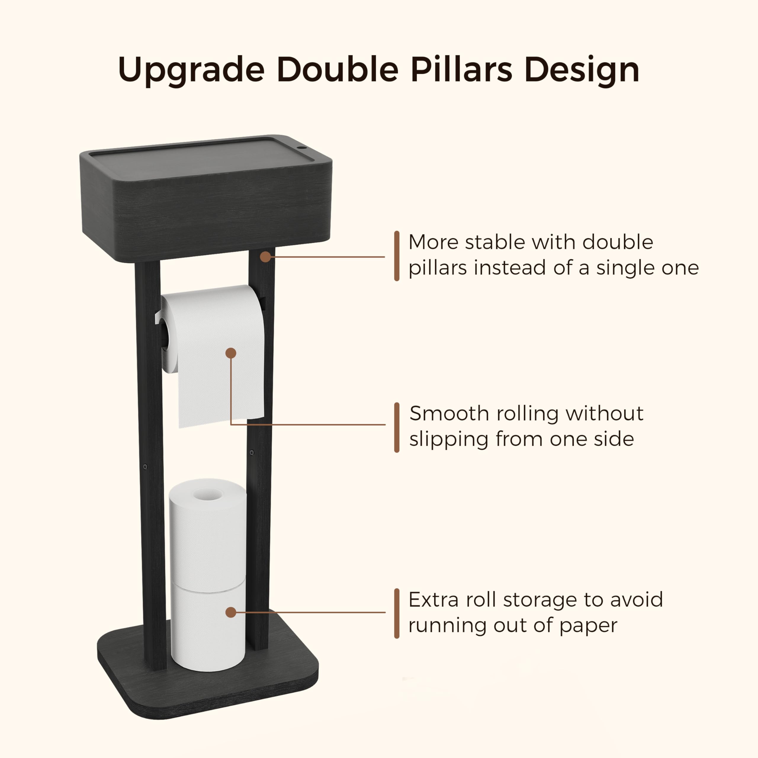Wealone wipes dispenser organizer keeps bathroom essentials within reach