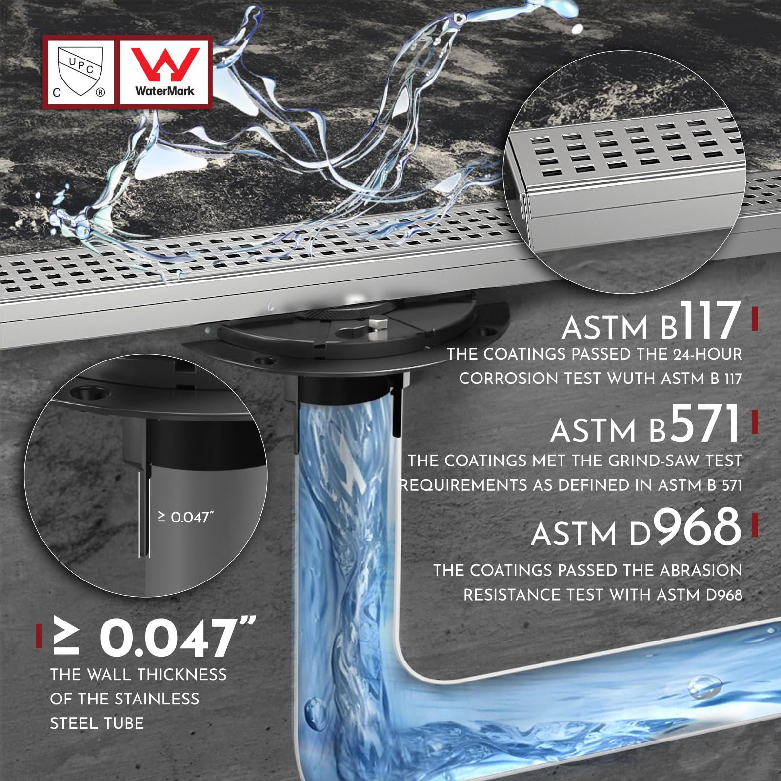 WEBANG brushed SUS304 stainless-steel finish looks modern and durable.