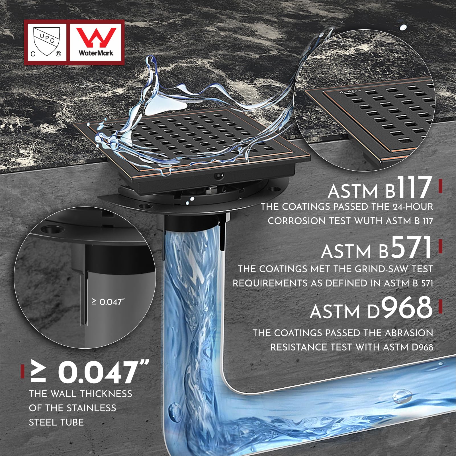 WEBANG Detachable strainer basket enables easy debris removal and maintenance