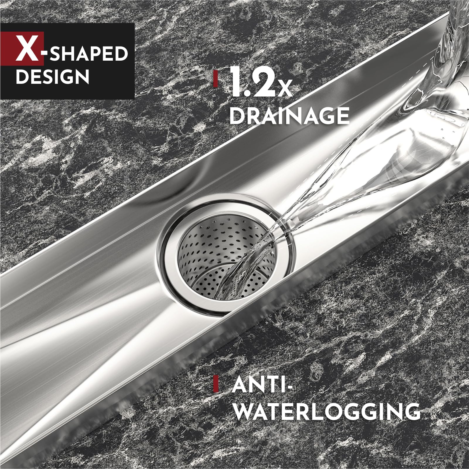 WEBANG detachable strainer basket for simple debris removal and cleaning