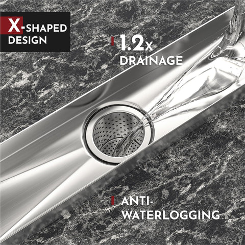 WEBANG detachable strainer basket for simple debris removal and cleaning