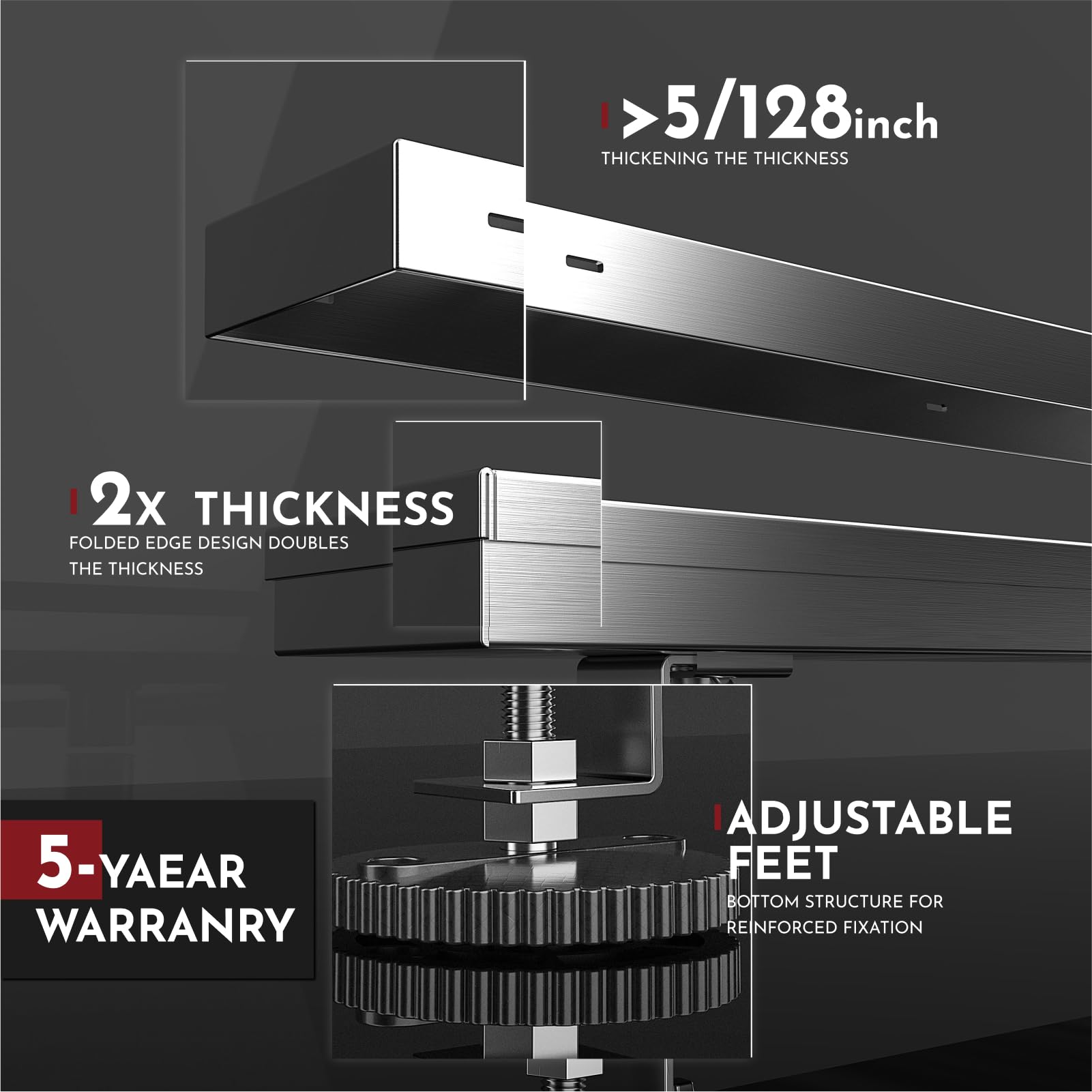 WEBANG SUS304 stainless steel brushed grate for durability and modern look