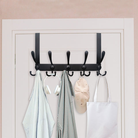 WEBI door hanger rack demonstrates compact storage for small spaces.
