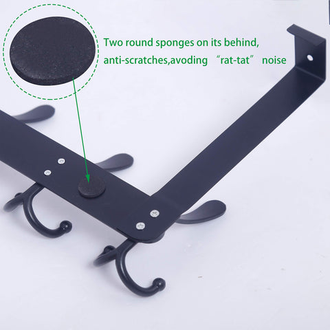 WEBI black finish complements modern decor while organizing items.
