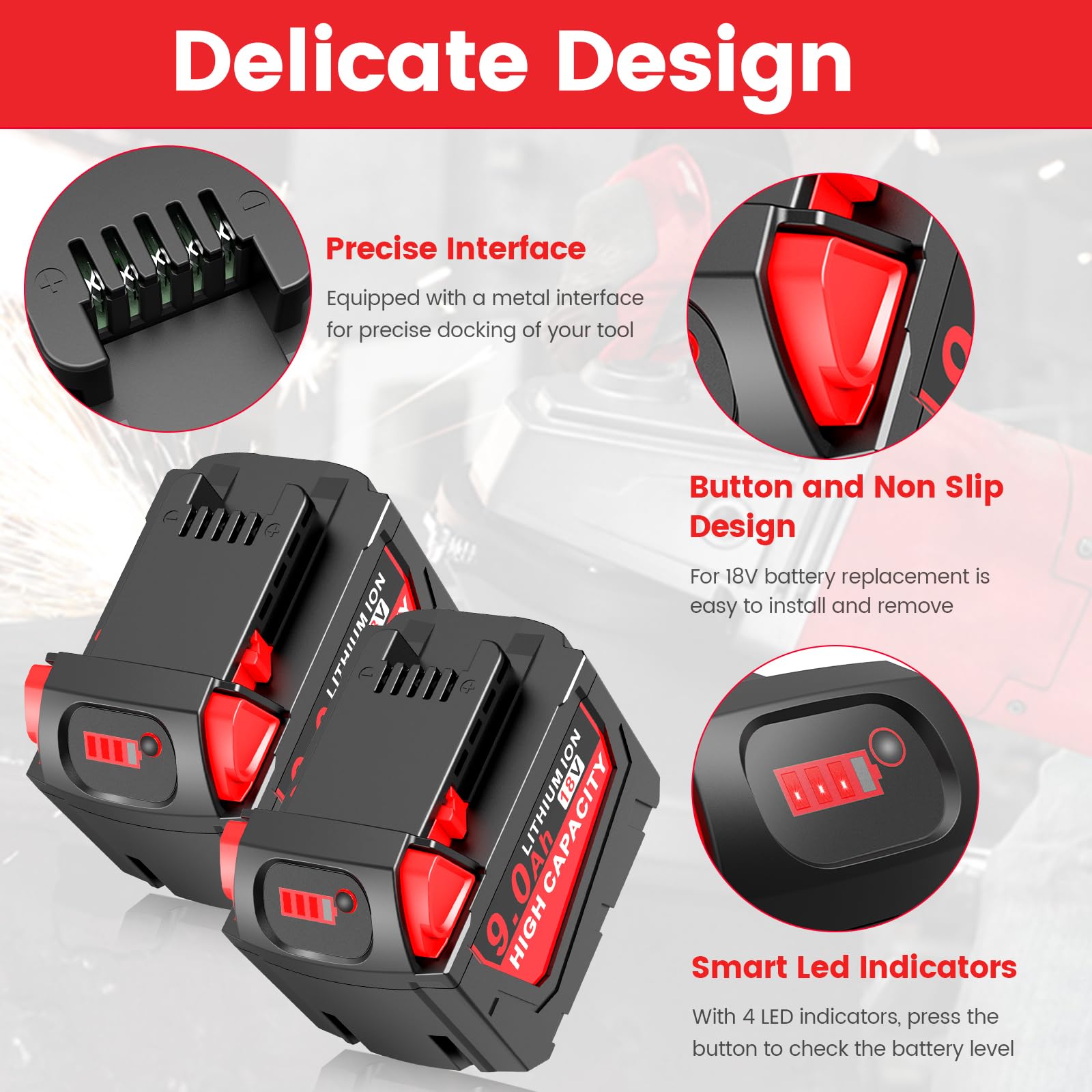 WECACHWE intelligent dual rapid charger charges two batteries simultaneously