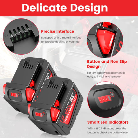 WECACHWE intelligent dual rapid charger charges two batteries simultaneously