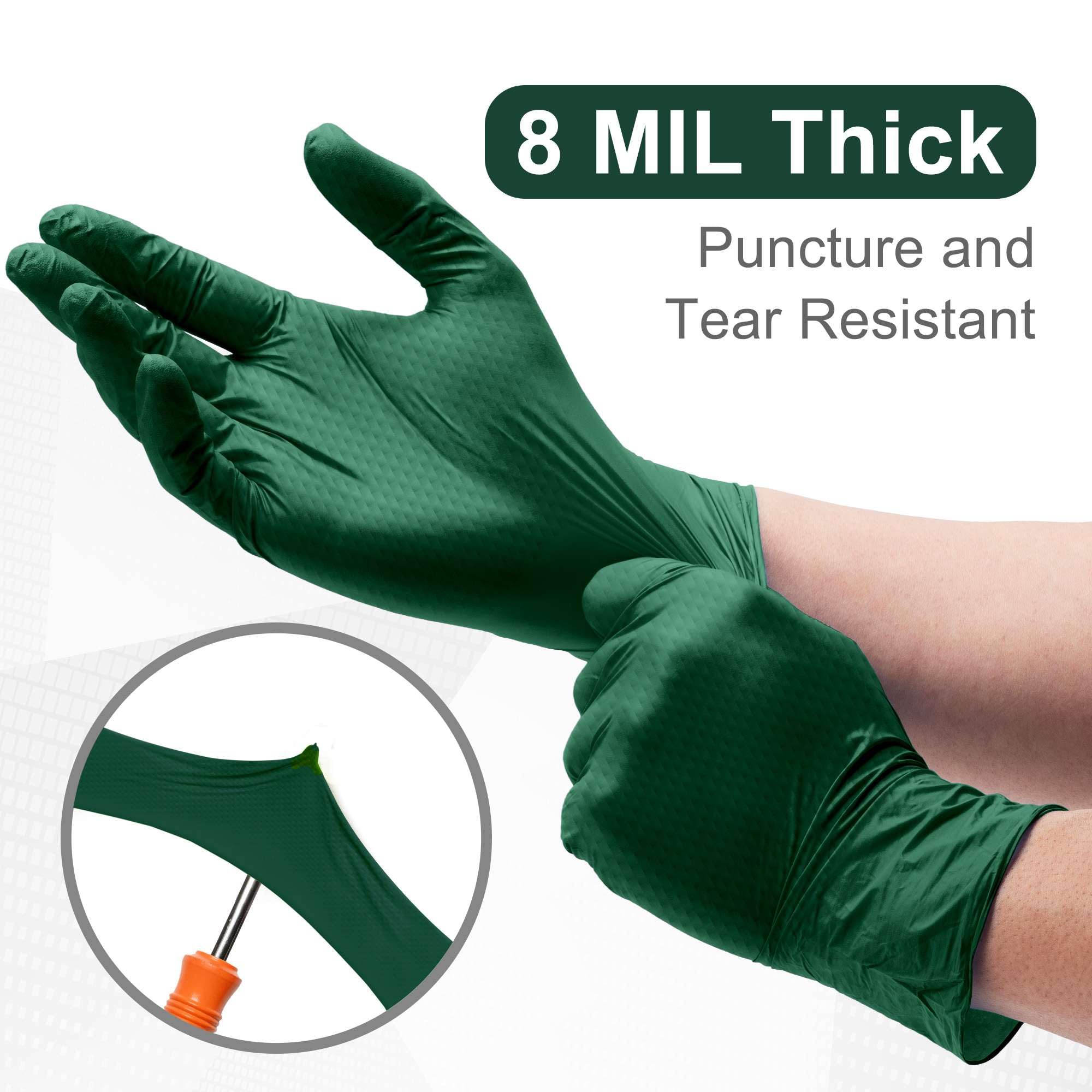 WeCare powder-free, latex-free nitrile gloves for comfortable long wear