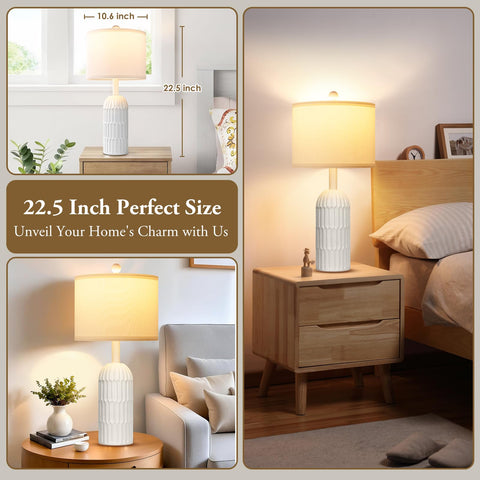 Weddeg gift-ready bedroom lamp set suitable for housewarmings or design lovers.