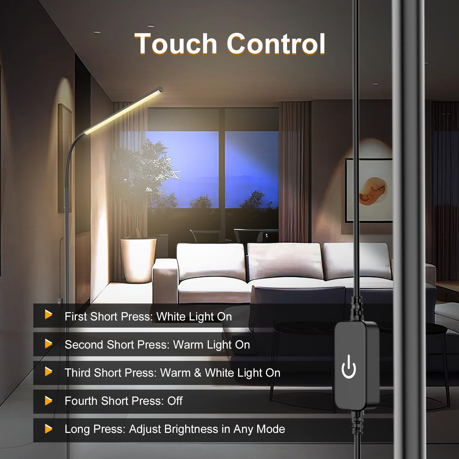 WEDEESUN 15W lamp offers stepless dimming from 10% to 100% for tailored ambience