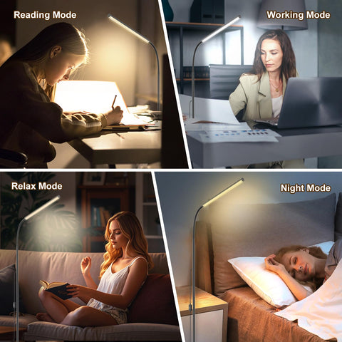 WEDEESUN 15W lamp delivers diffuse, non-flicker light to reduce glare during extended use