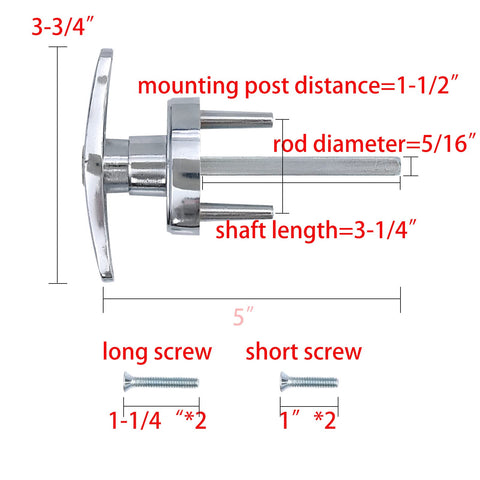 Wedelweib lock inside installation view shows threaded extensions for easy mounting.