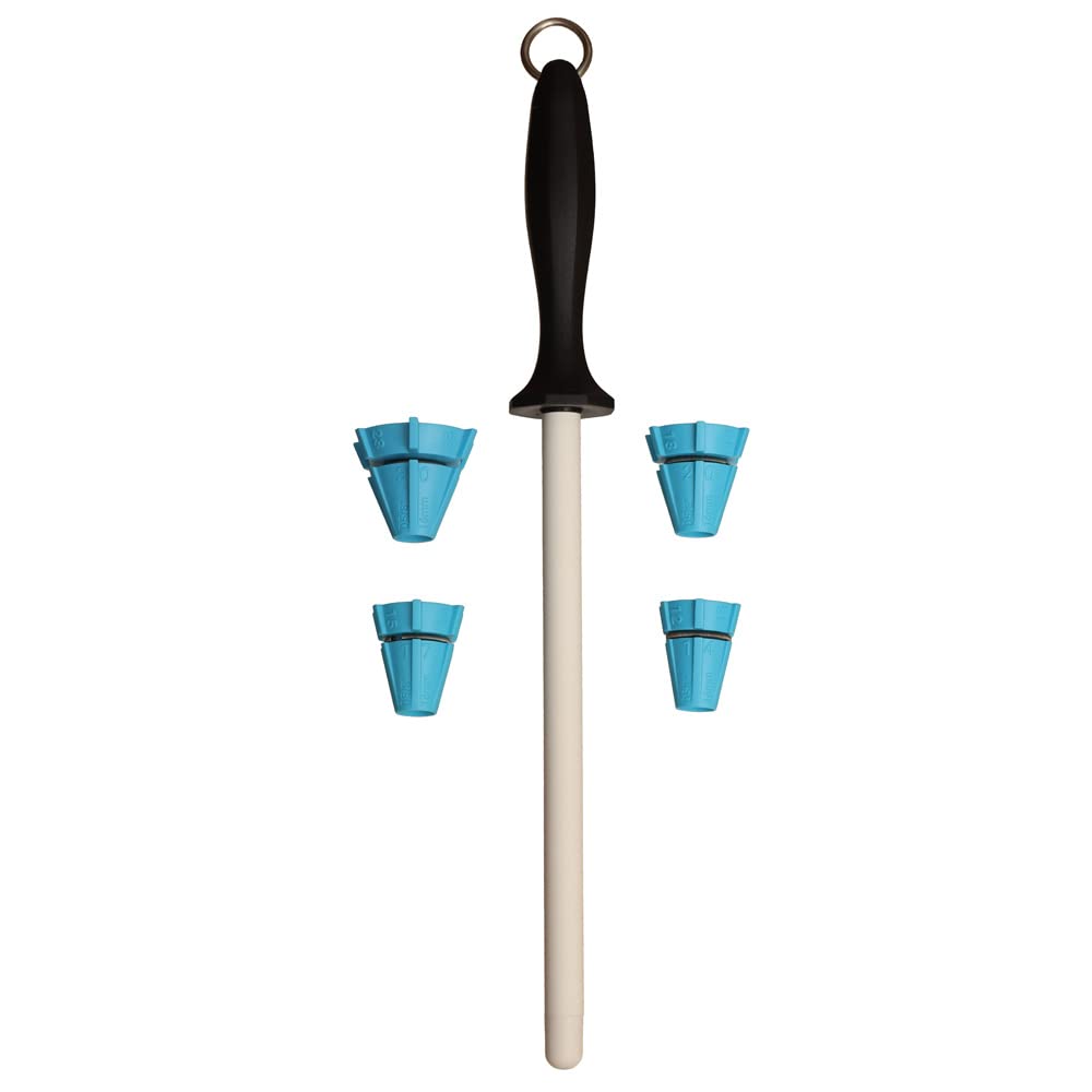 Wedgek HXT angle guides show multiple cone settings for tailored sharpening.