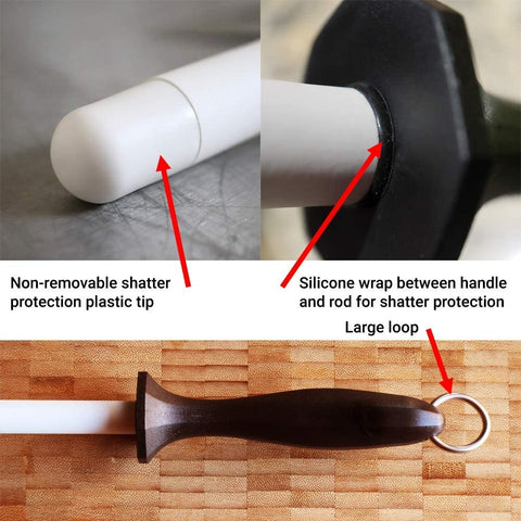 Wedgek HXT elastic wrap handle for a comfortable, secure grip.