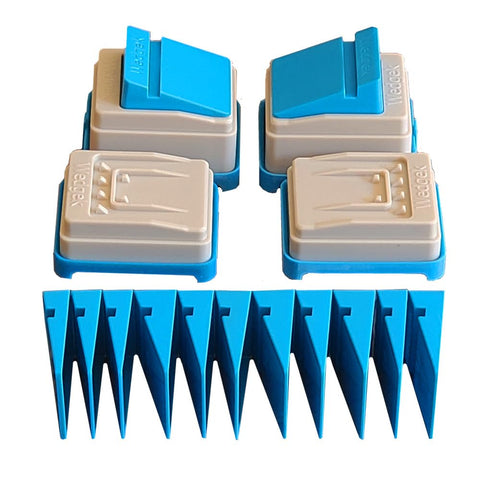 Wedgek LR5 11-23° setup guides align precisely for consistent sharpening