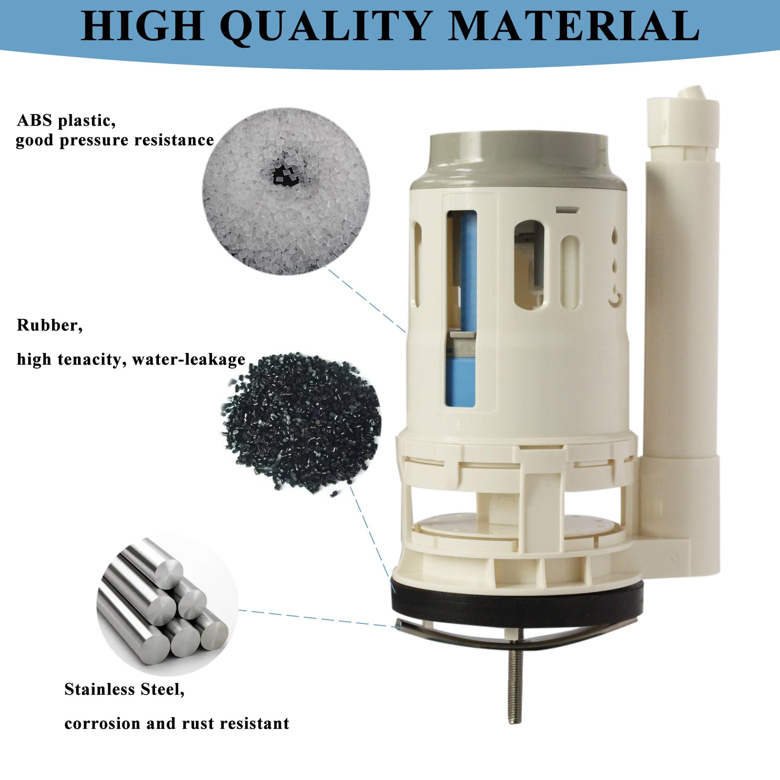 Weensmeil height-7-8in shows compact cistern compatibility.