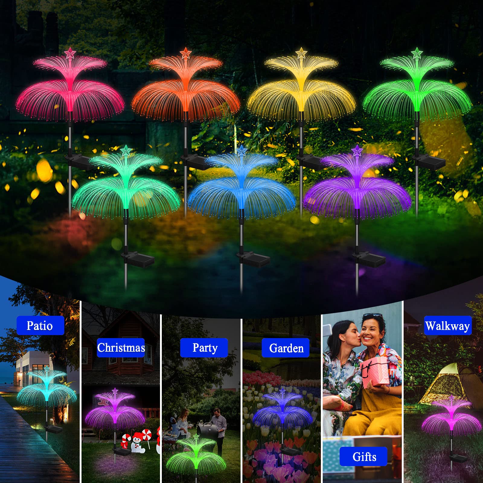 Weepong decorative solar lights packaged for gifting.