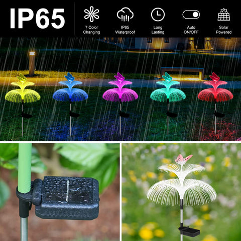 Weepong RGB color-changing garden light for patio ambiance