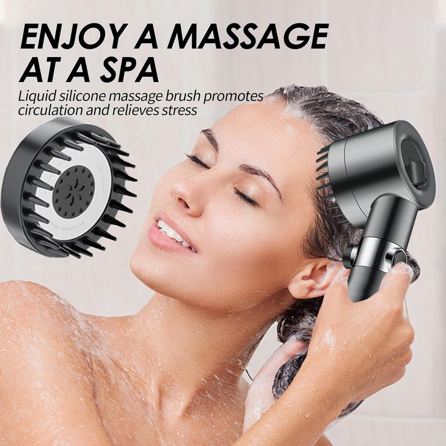 WEERSHUN IonDrops dense 150-hole spray delivers steady, refreshing showers