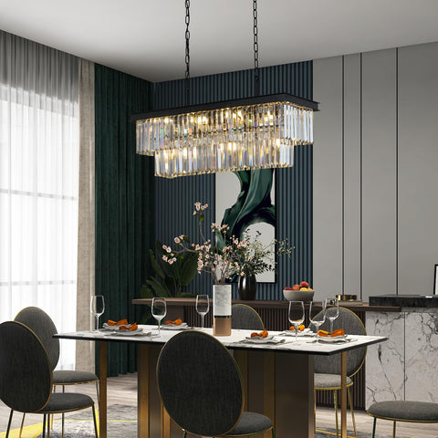 Weesalife two-tier K9 crystal close-up showing reflections for elegant dining