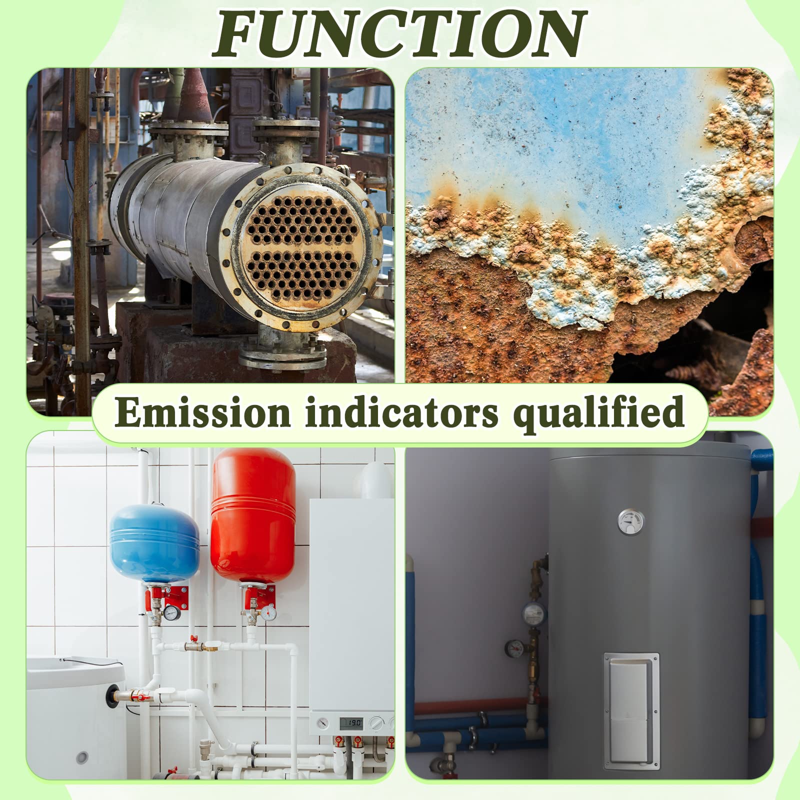 Compatible with condensate water heaters for easy installation