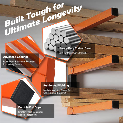 Wefaith rust-proof coating and end caps protect against chips and moisture for lasting use.