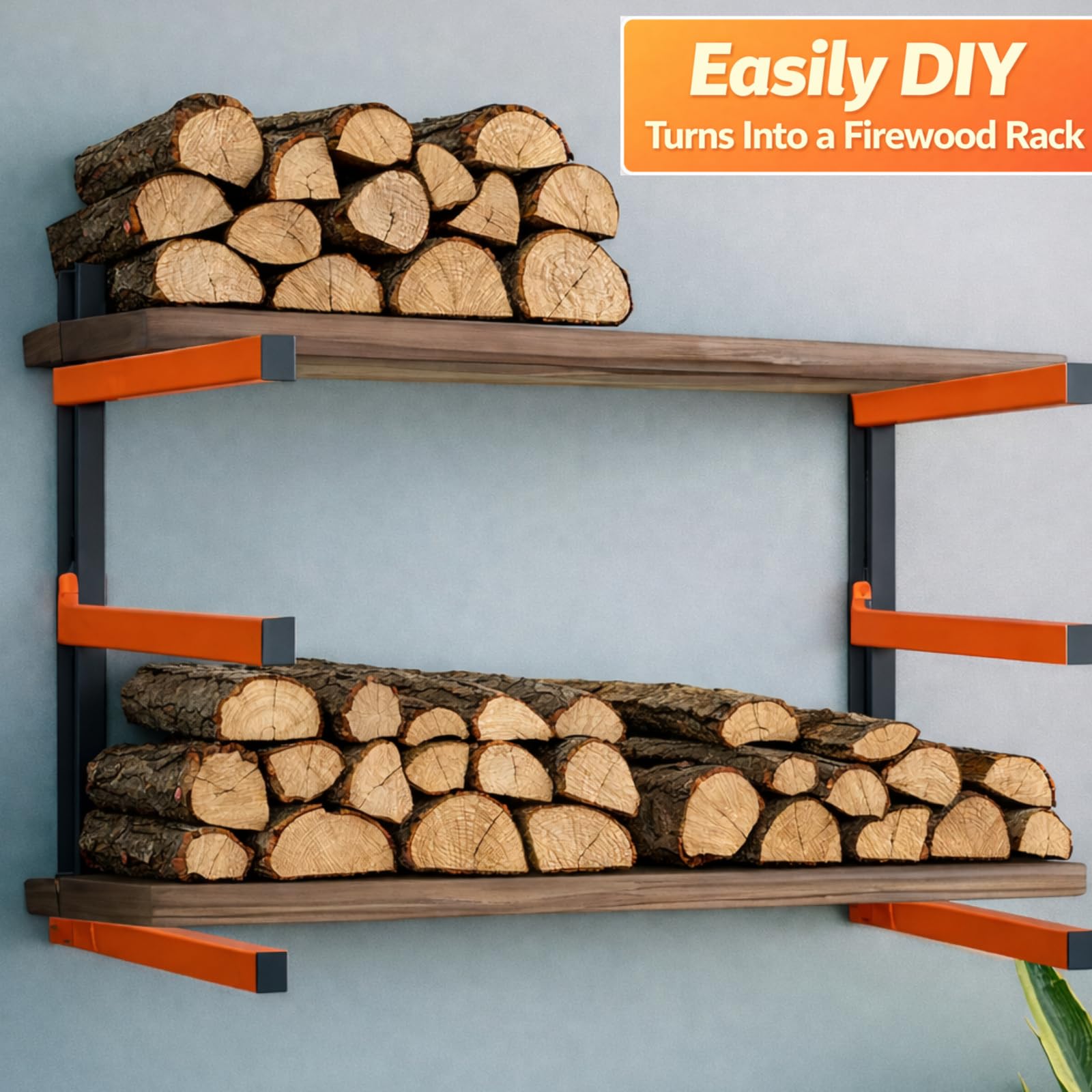 Wefaith wall-mount design frees floor space for cars, tools, and projects.
