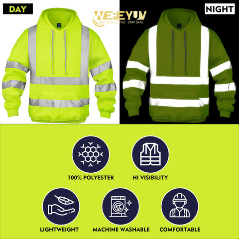wefeyuv breathable fleece body and hood for all day comfort