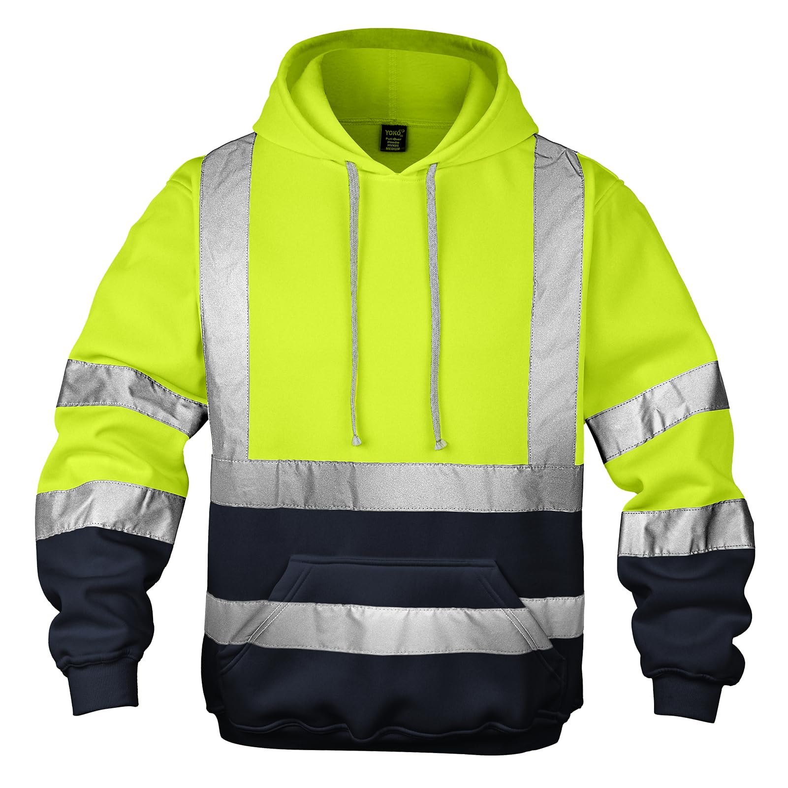 wefeyuv safety hoodie front view with high visibility for daytime outdoor tasks