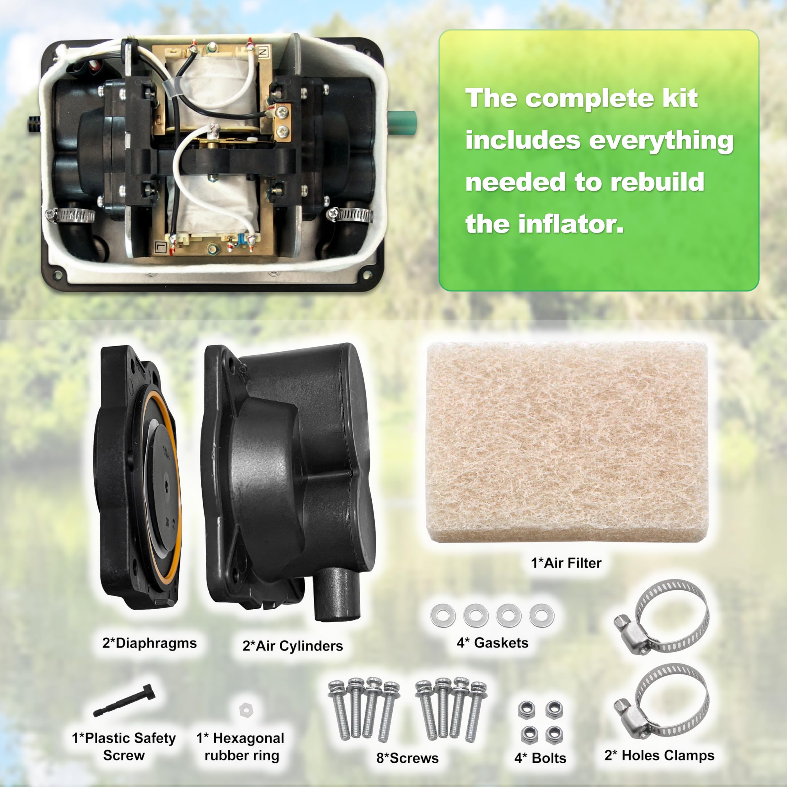 WEHOPE complete kit packaging with all included parts