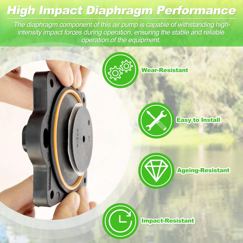 WEHOPE diaphragm component close-up showing durable design for reliability