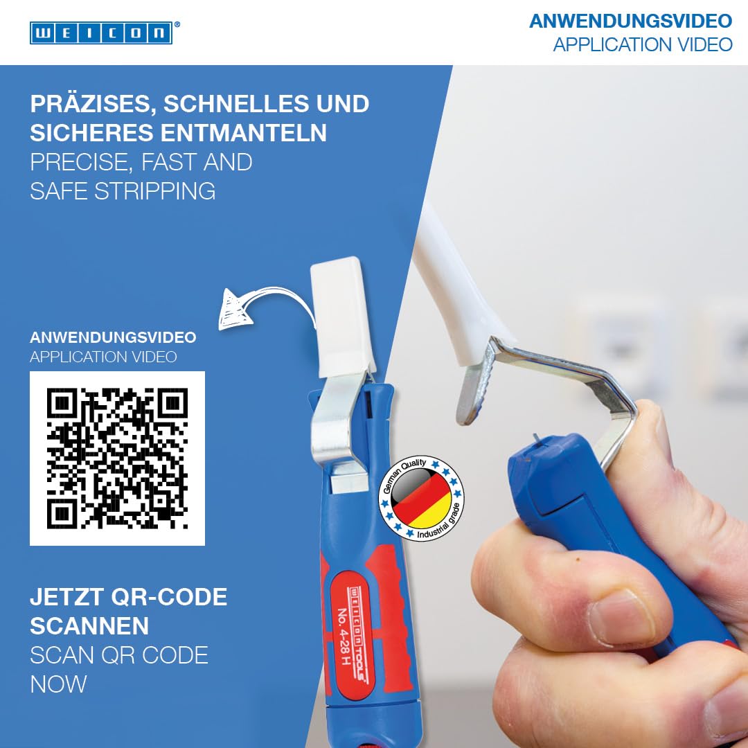 Made in Germany: WEICON cable stripper built with robust polyamide