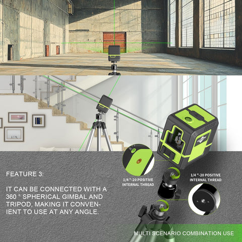 WEIDDW indoor projection up to 10 meters for accurate layout.