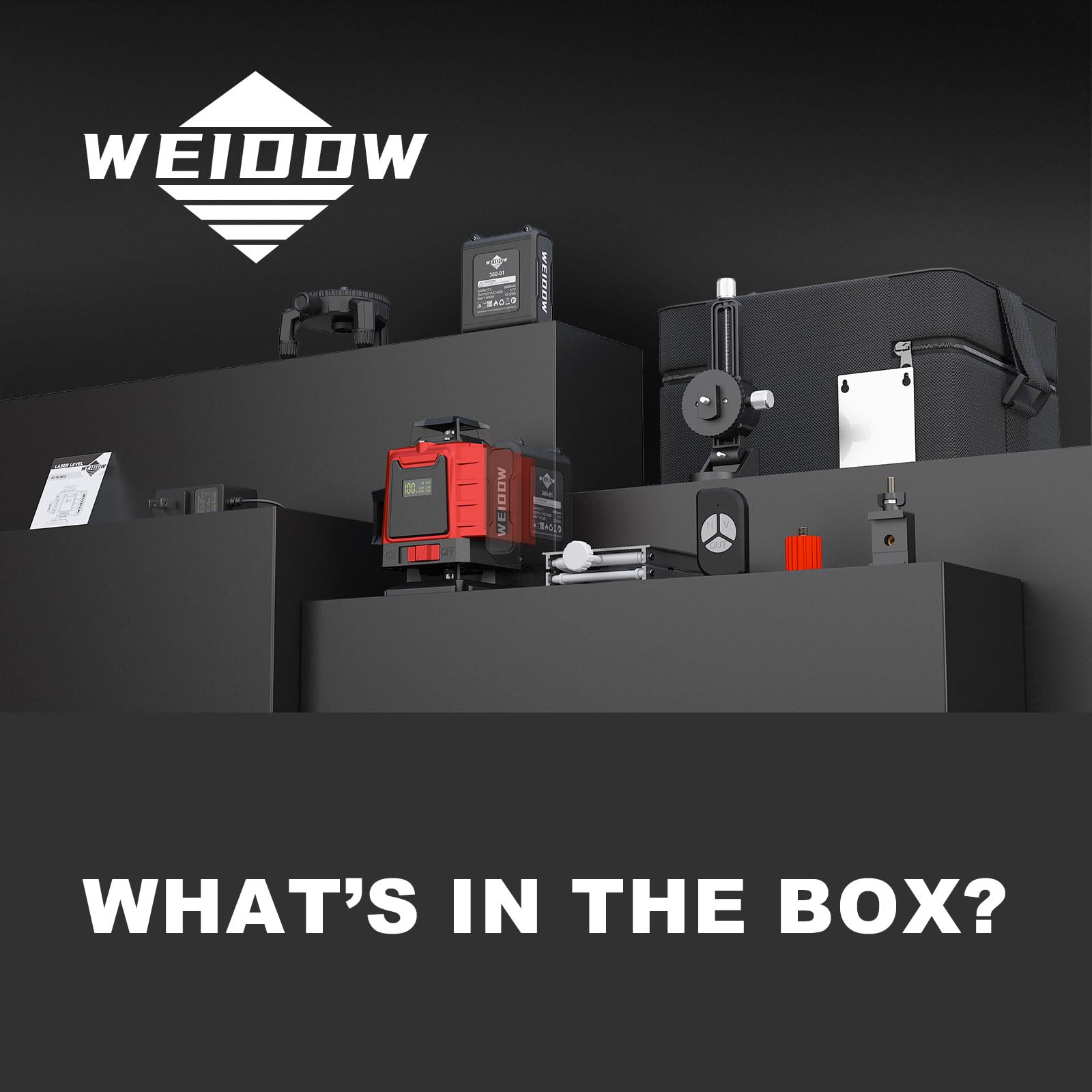 WEIDDW laser level safety feature with low power output under 1mW
