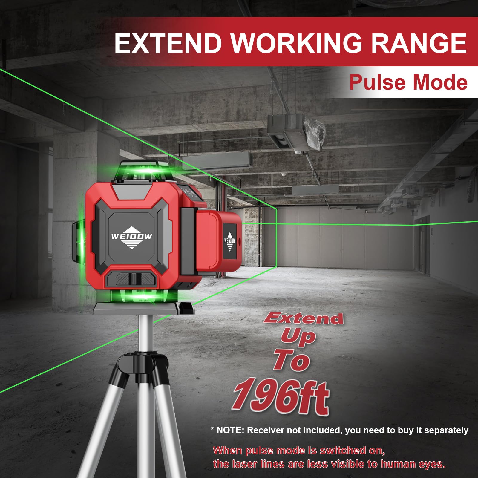 WEIDDW Slash mode projection for angled tasks and irregular layouts.