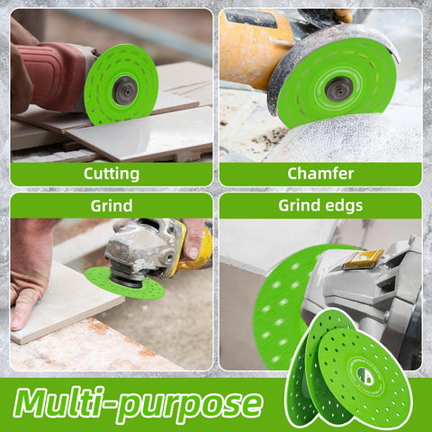 WEIDLUDOR diamond blade fits most angle grinders for quick setup and immediate use