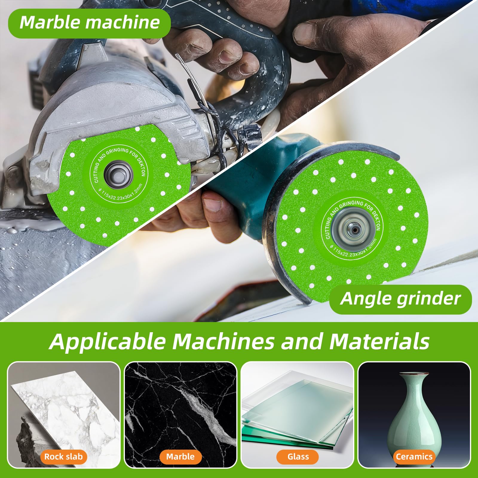WEIDLUDOR blade set uses reinforced steel core for lasting sharpness on tough materials
