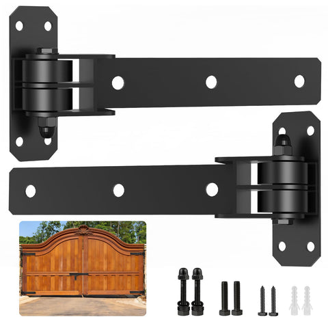 Weigreat heavy-duty gate hinge rated for 900 lbs, with sturdy construction.