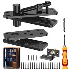 Weigreat hidden door hinge with 360-degree rotation enabling smooth secret-door operation.