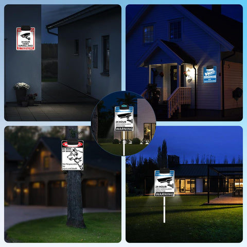 WEILAILIFE night-time sign illumination improves sign visibility.