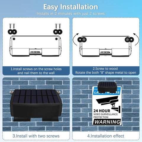 WEILAILIFE easy, wire-free installation wherever sun shines.