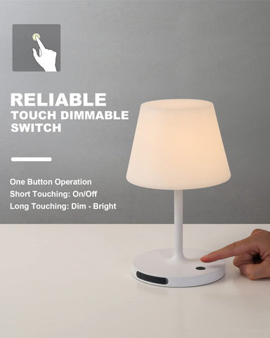 WEILAILUX 4000mAh battery powers hours of soft light
