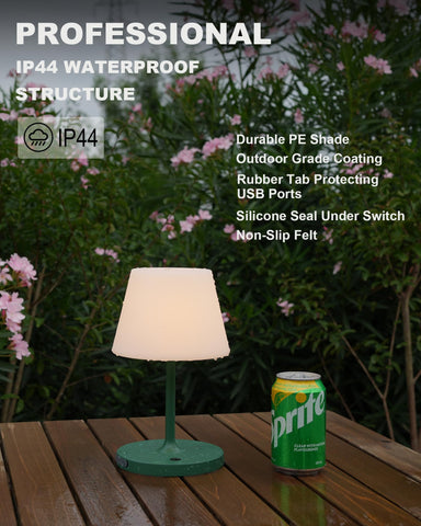WEILAILUX 4000mAh rechargeable battery powers extended ambient light