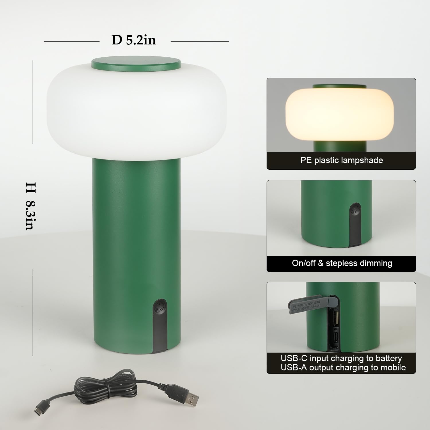 WEILAILUX IP44 base outdoor-ready, durable and weather-resistant.