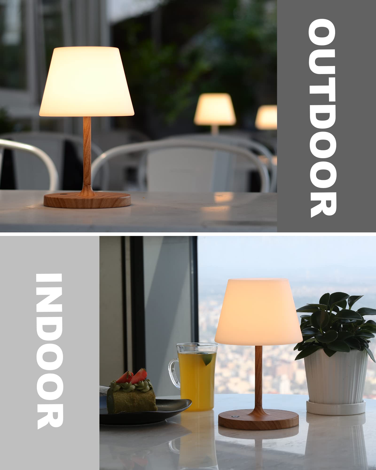 WEILAILUX compact 245mm dark grey lamp fits tight indoor or balcony spaces.
