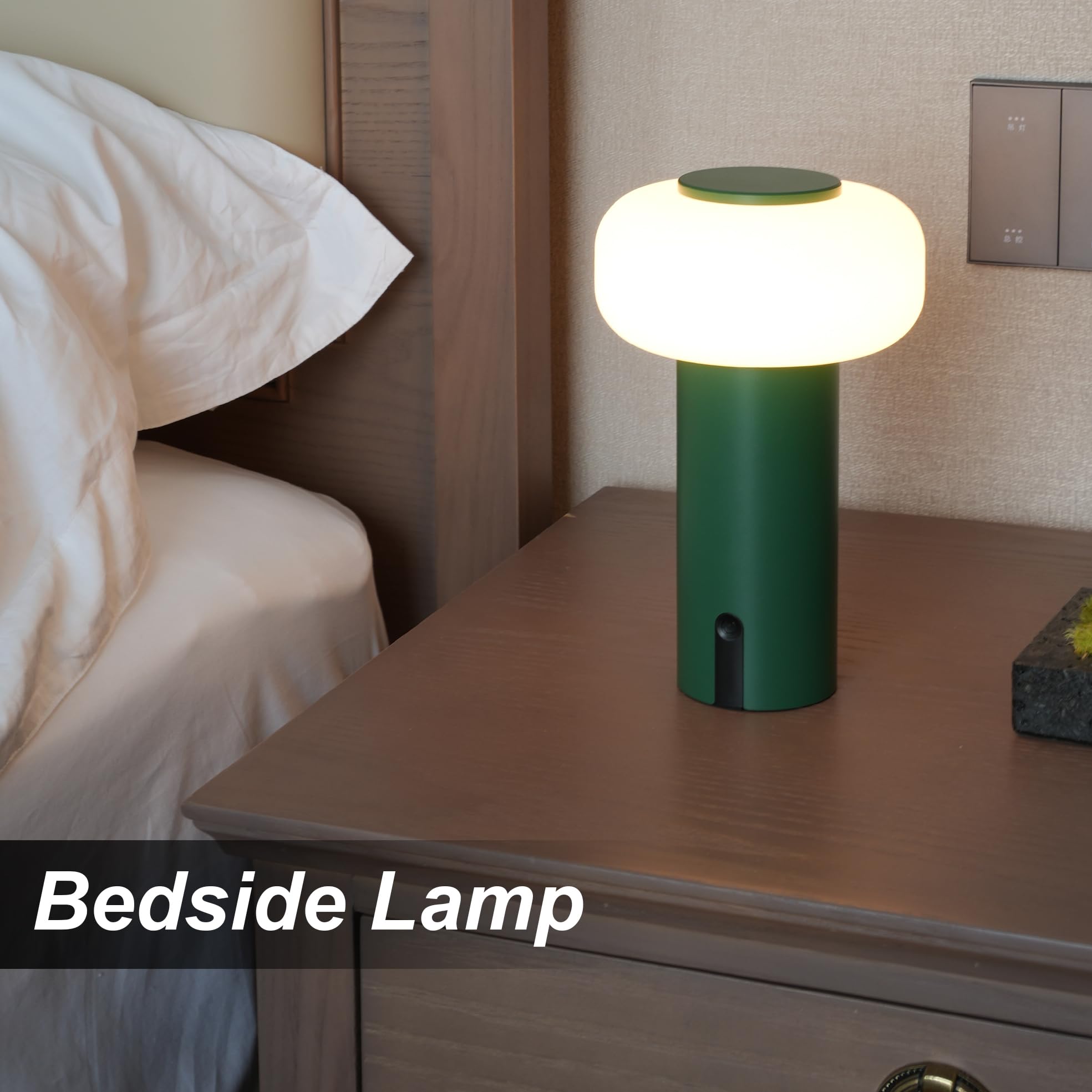 WEILAILUX touch dimmable lamp offers a warm glow for dining rooms and cafes.