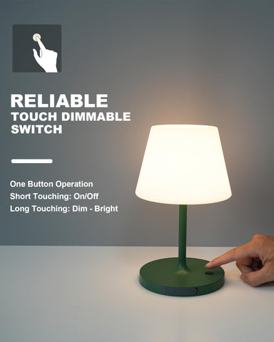 WEILAILUX lamp features USB-C charging with USB-A backup for devices