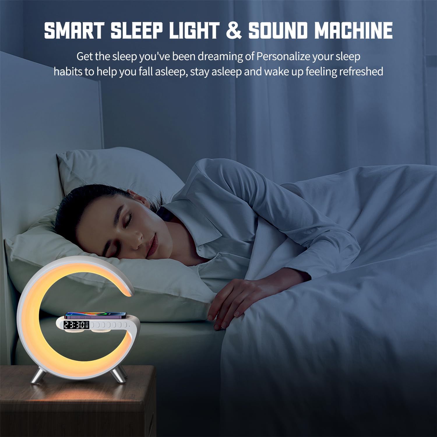WEKEFON sleep-modes with nature sounds for relaxation